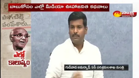 Minister Gudivada Amarnath Reddy Fire On Yellow Media