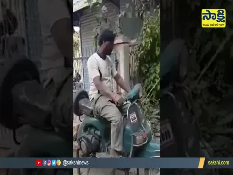 Viral Video: Scooter Engine Used For House Construction  