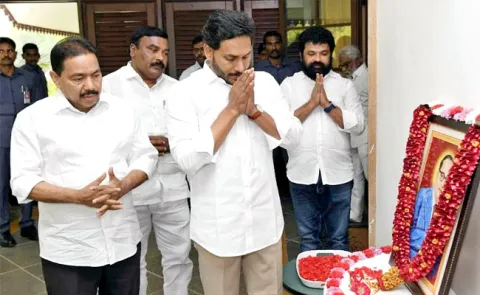 CM YS Jagan Pays Tribute To Dr BR Ambedkar
