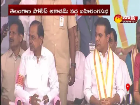 Telangana CM KCR Lays Foundation Stone For Airport Express Metro