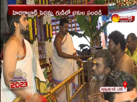 Huge Devotees In Temples Occasion Of New Year