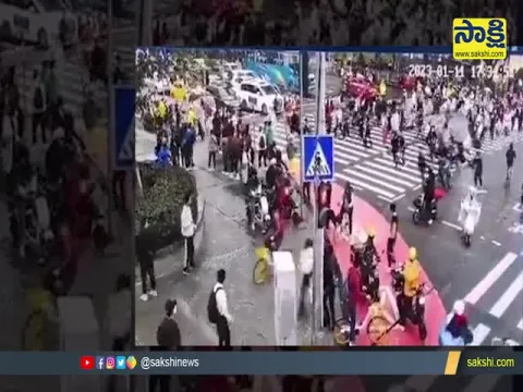 Car Crashing Into A Crowd Of People In China