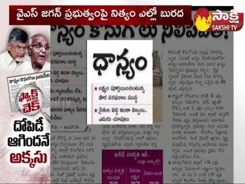 Minister Karumuri Nageswara Rao About Yellow Media False News on Paddy Procurement