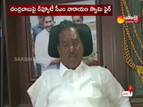 Deputy CM Narayana Swamy Fire On Chandrababu