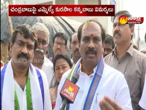 Mla Kurasala Kannababu Comments On Chandrababu Naidu