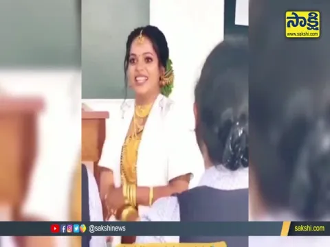 Viral Video: Kerala Bride Attends Practical Exam Wearing Wedding Saree