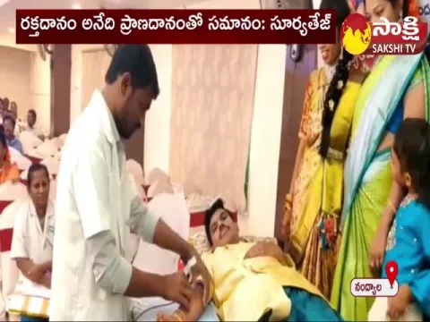 Groom Donates Blood in Wedding Ceremony at Nandyala District