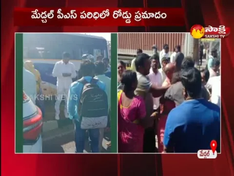 Road Accident at Medchal PS