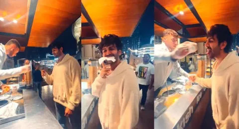 Bollywood Actor Kartik Aaryan Funny Viral Video