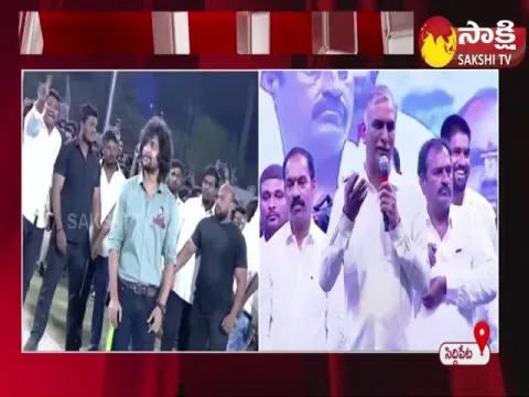 Hero Nani and Cricketer Ambati Rayudu at CM KCR Birthday Celebrations In Siddipet 
