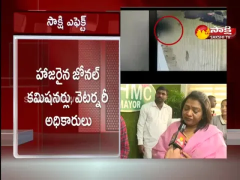 GHMC Mayor Gadwal Vijayalakshmi Face To Face On Amberpet Dog Bite Incident