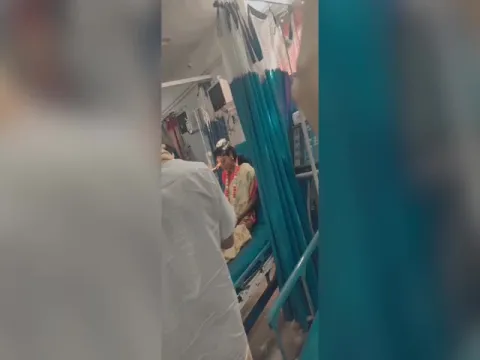 Couple Ties Knot In Hospital After Bride Gets Surgery at Mancherial