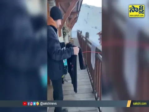 Viral Video: Clothes Frozen Over Severe Cold Temperature