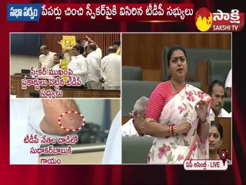 Minister Roja Comments On Chandrababu In Assembly