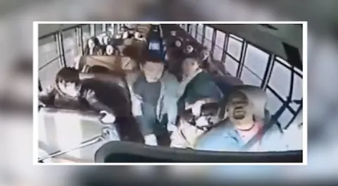 Viral Video Boy Saved Childrens After Bus Driver Has Heart Attack