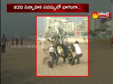 Minister Audimulapu Suresh Paragliding