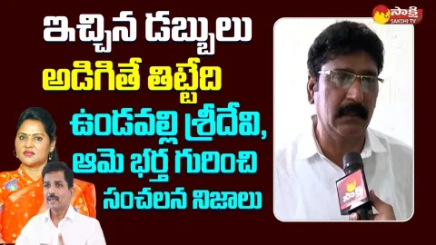 Ramanaiah Naidu Sensational Comments On Vundavalli Sridevi And Her Husband - Sakshi