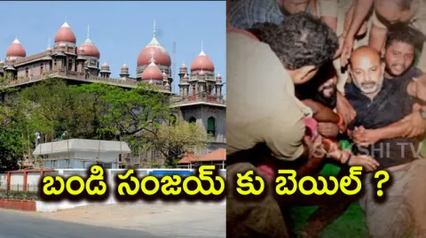 High Tension On Telangana BJP Chief Bandi Sanjay Bail 