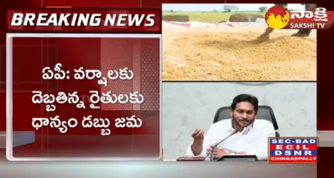 Andhra Pradesh Govt Deposited Grain Money In Farmers Account 