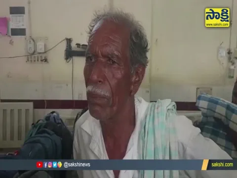 Husband Carry Wife At Warangal MGM Hospital