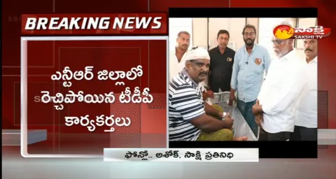 TDP Leaders Attack On YSRCP Leaders In NTR District 