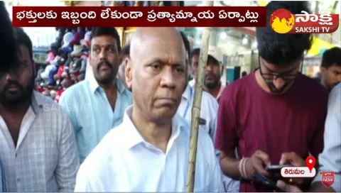 TTD EO Dharma Reddy Cleaning Programme In Thirumala