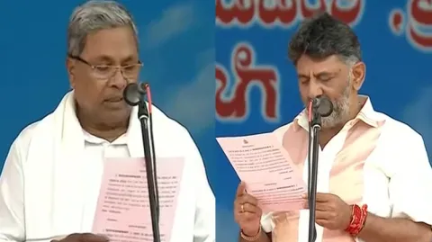 Siddaramaiah Oath As CM And DK Shivakumar Oath Deputy CM