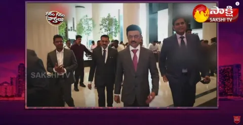 Tamil Nadu CM MK Stalin New Stylish Look In UAE Visit