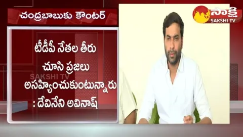 YSRCP Leader Devineni Avinash Counter To Chandrababu 
