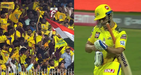 Video CSK Fans Josh After MS Dhoni Entry In Ground