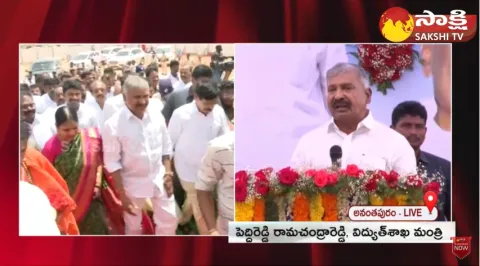 Minister Peddireddy Ramachandra Reddy Praises MLA Thopudurthi Prakash Reddy