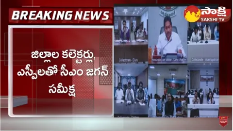 CM Jagan Review Meeting With District Collectors & SPs