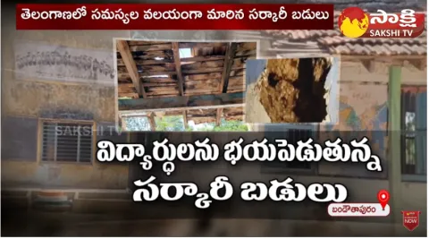 Telangana Govt Schools: విద్యార్థులను భయపెడుతున్న సర్కారీ బడులు..