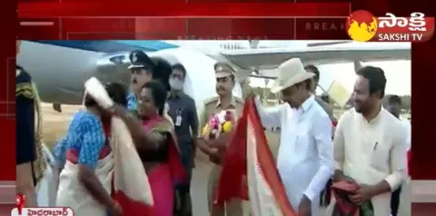 President Droupadi Murmu Arrives In Hyderabad