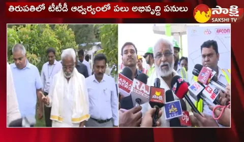 TTD Chairman YV Subba Reddy Visit Srinivasa Setu Flyover Works