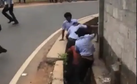 Student Fight At College Kerala Video Goes Viral
