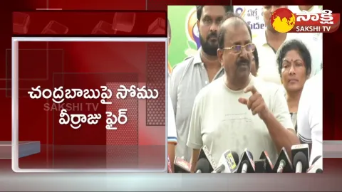 BJP Leader Somu Veerraju Fire On Chandrababu 