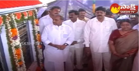 YS Rajasekhara Reddy At YSR Rajiv Pallebata And Various Development Programmes 