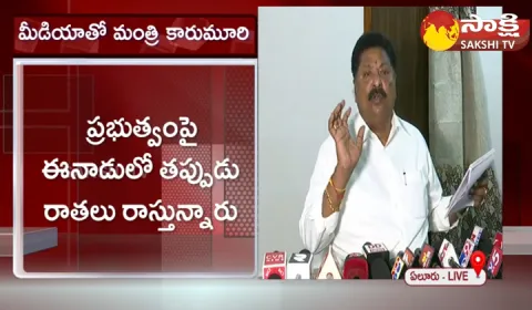 Minister Karumuri Nageswara Rao Fire On Eenadu Fake News