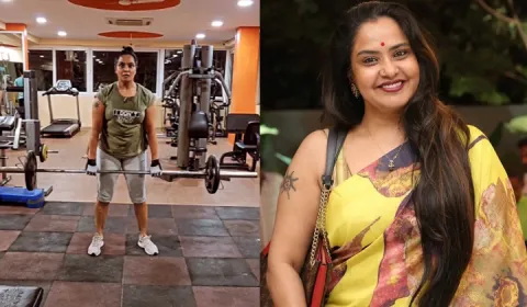 Tollywood Actress Pragathi Workout Video 