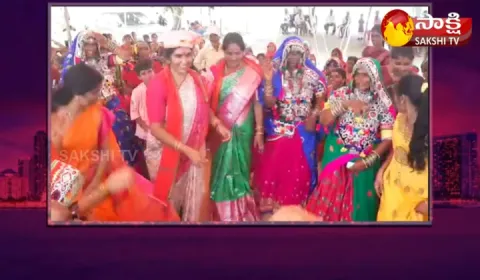 MLA Padma Devender Reddy Dance With Tribals In Medak 