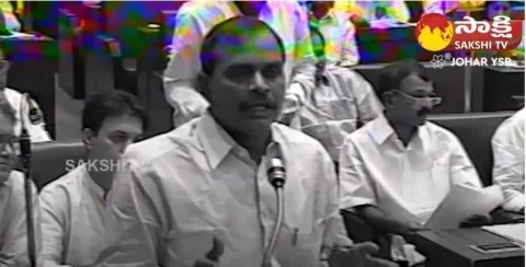 Y. S. Rajasekhara Reddy about Alimineti Madhava Reddy