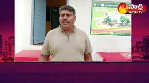 Sarpanch Chandram Collecting Garbage From Houses 