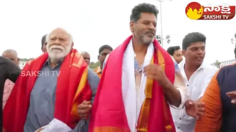Prabhu Deva Visits TTD Temple In Tirupathi 