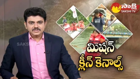 Mission Clean Canal In Andhra Pradesh