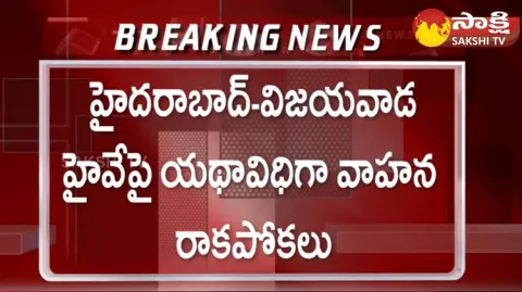 Hyderabad-Vijayawada National Highway Clear