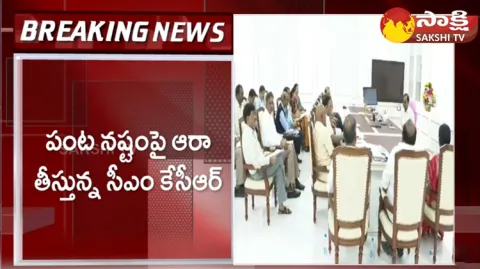 Telangana CM KCR Review On Crop Damage Due To Heavy Rains 