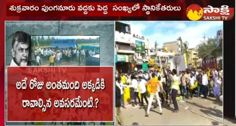AP Police Check To Chandrababu Master Plan In Punganur