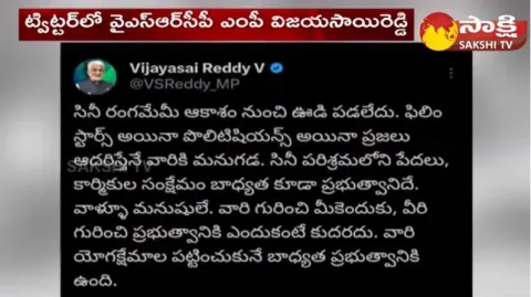 MP Vijay Sai Reddy Comments on Movie Industry