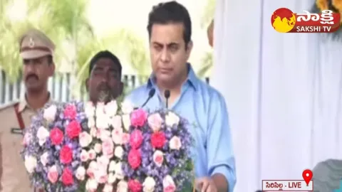 Minister KTR About Sircilla Handloom Women